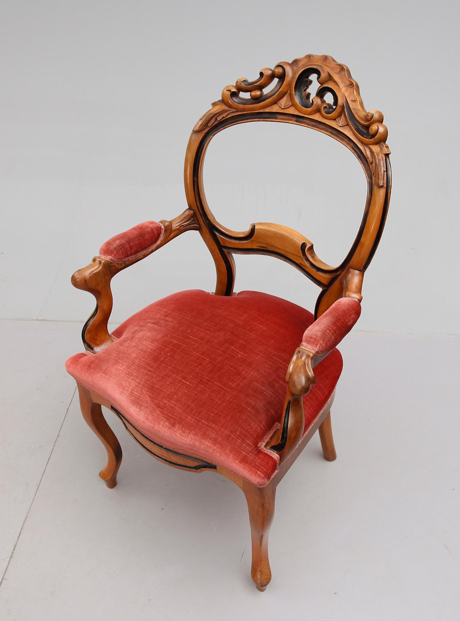 KARMSTOL, sent 1800-tal.