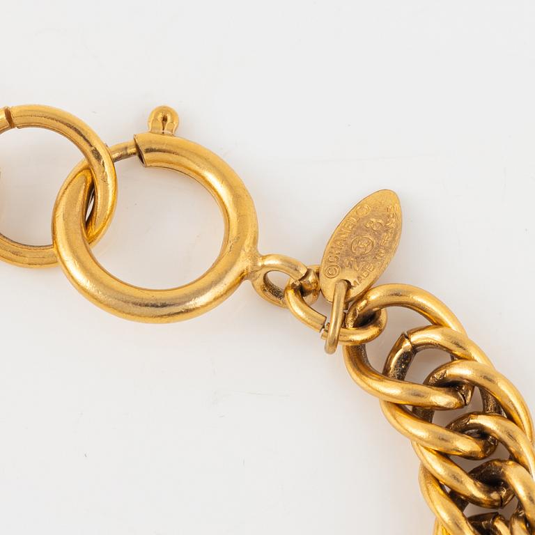Chanel, a gold tone bracelet, 1984-1992.