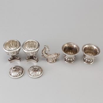 Five 19th/20th century silver table decorations, Mexico.