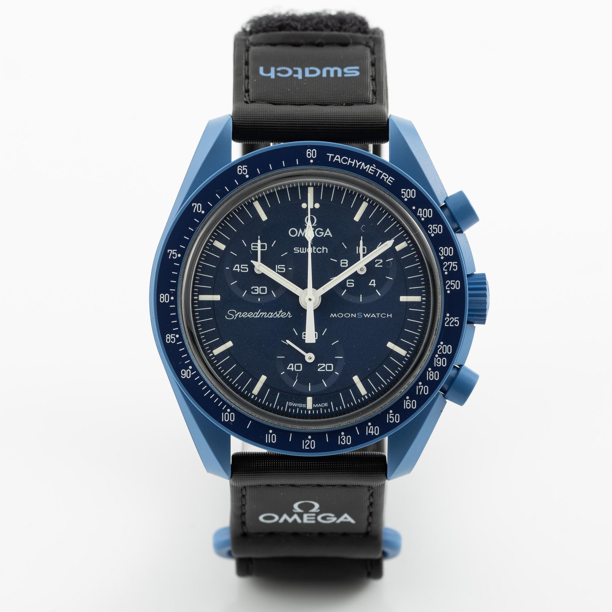 Omega/Swatch, MoonSwatch, "No Reserve", collection of 14 pcs, chronograph, wristwatches, 42 mm.