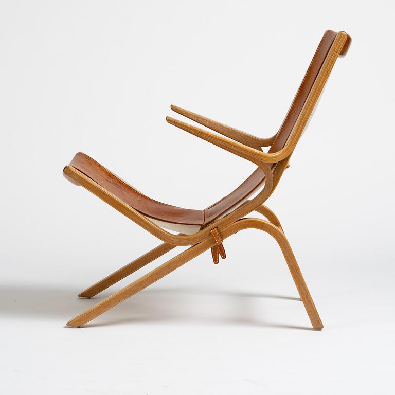 Bertil Fridhagen, fåtölj, "Limento", modell "5-168", Svenska Möbelfabrikerna, Bodafors, 1961.