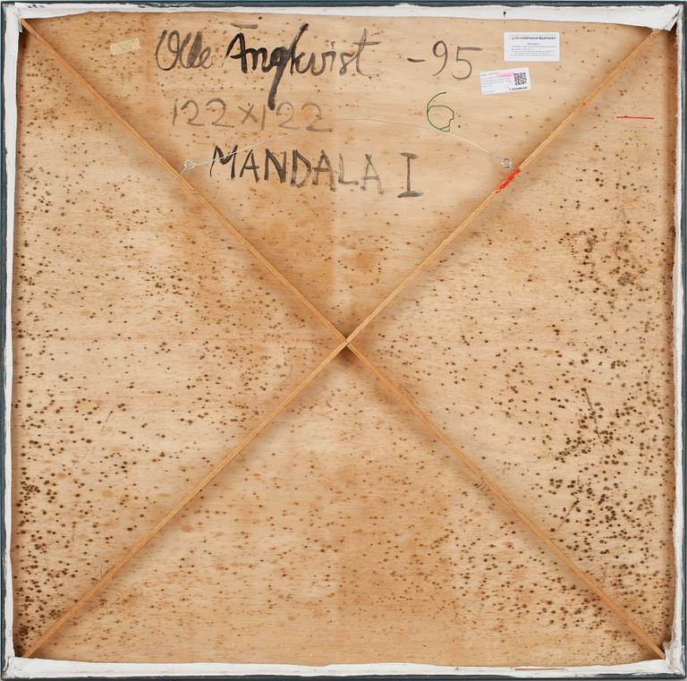 OLLE ÄNGKVIST, Olja på duk uppfäst på pannå. Sign Olle Ängkvist och dat -95 a tergo.