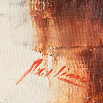 Axel Lind, oil on canvas, signed.