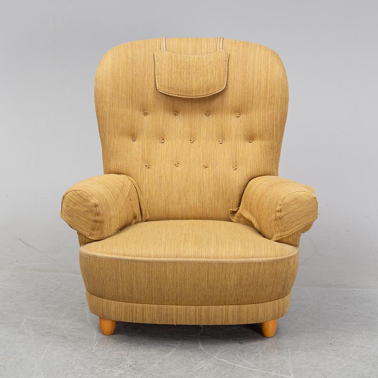 An easy chair by Carl Malmsten for OH Sjögren, second half of the 20th Century.