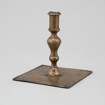 LJUSSTAKE, brons, 1600-tal.