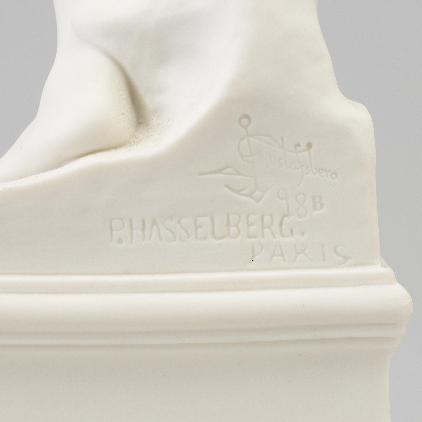 PER HASSELBERG, after, a parian ware figurine,  Gustafsberg, circa 1900-.