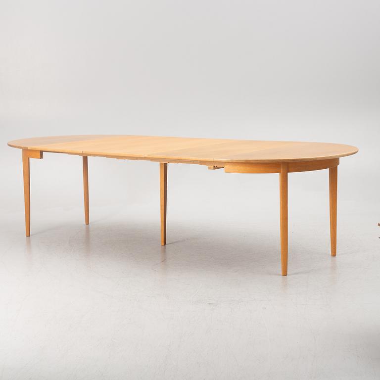 Carl Malmsten, an 'Åfors' dining table, second half of the 20th century.