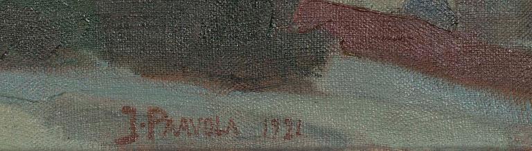 JOHANNES PAAVOLA, olja på duk, sign o dat 1921.