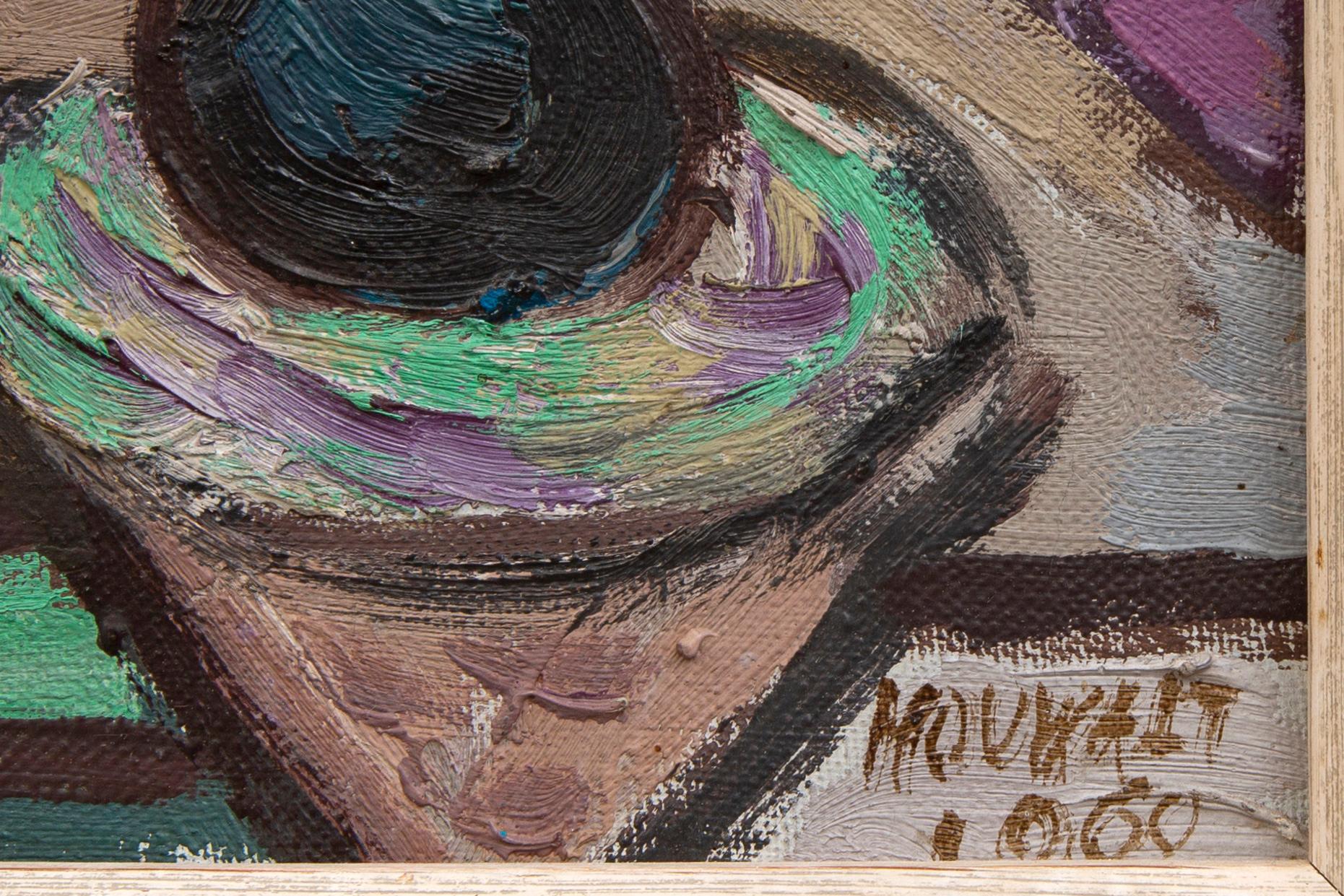 Ildefons Houwalt, oil on canvas signed and dated 1960.