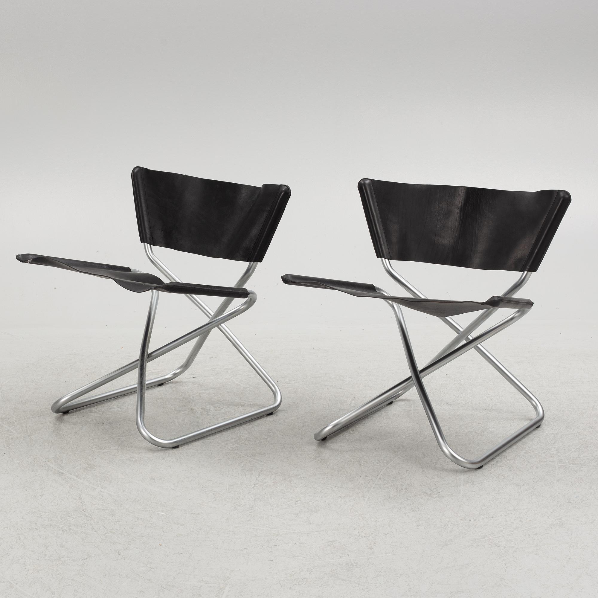 Erik Magnussen, fåtöljer, ett par, "Z-down chairs", Torben Ørskov, Danmark, ca 1968.