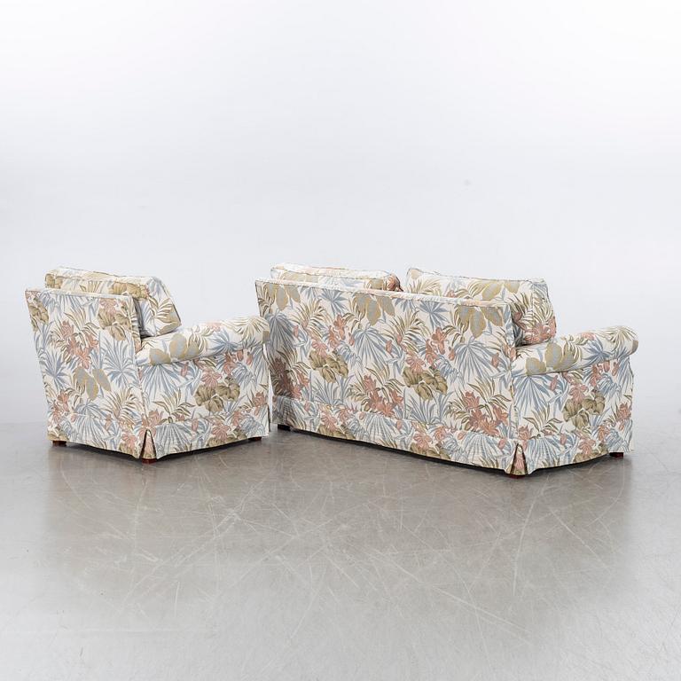 ARNE NORELL, Couch and easy chair, second half of the 20th century.