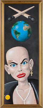 CHRISTIAN BEIJER. Olja och blandteknik på duk. Signerad och daterad 1993.