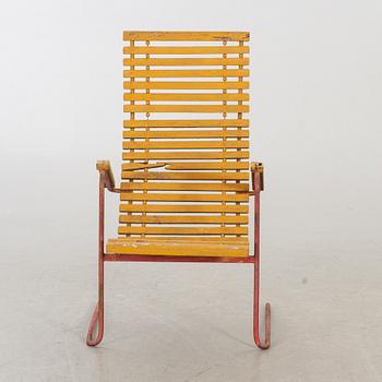 TRÄDGÅRDSSTOLAR, FÅTÖLJ SAMT BORD, Bjärnum, 1900-talets mitt.