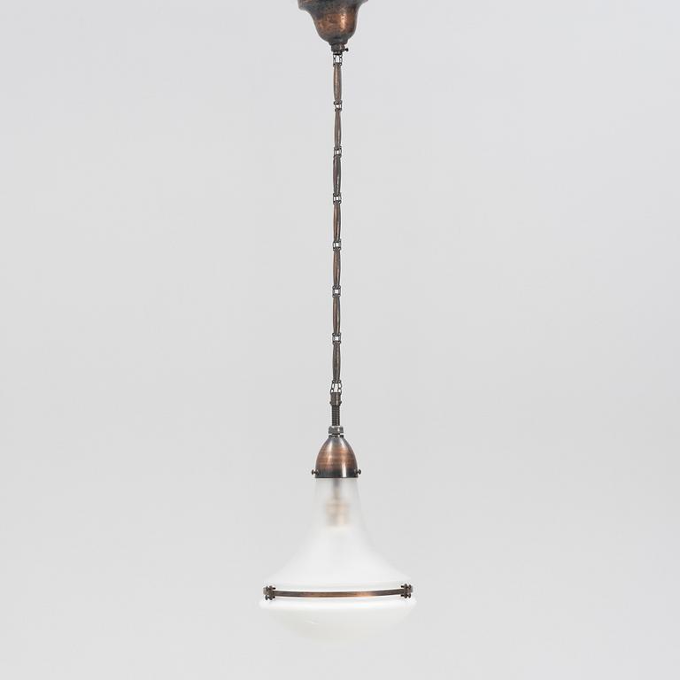 Peter Behrens, a 'Luzette' ceiling lamp for AEG (Allgemeine Electricitäts-Gesellschaft), Germany.