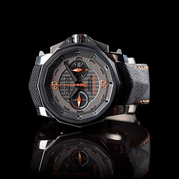 135. Corum - Admirals Cup Grand Prix. Limited Edition No. 19/100. Titanium. 48mm. 2010.