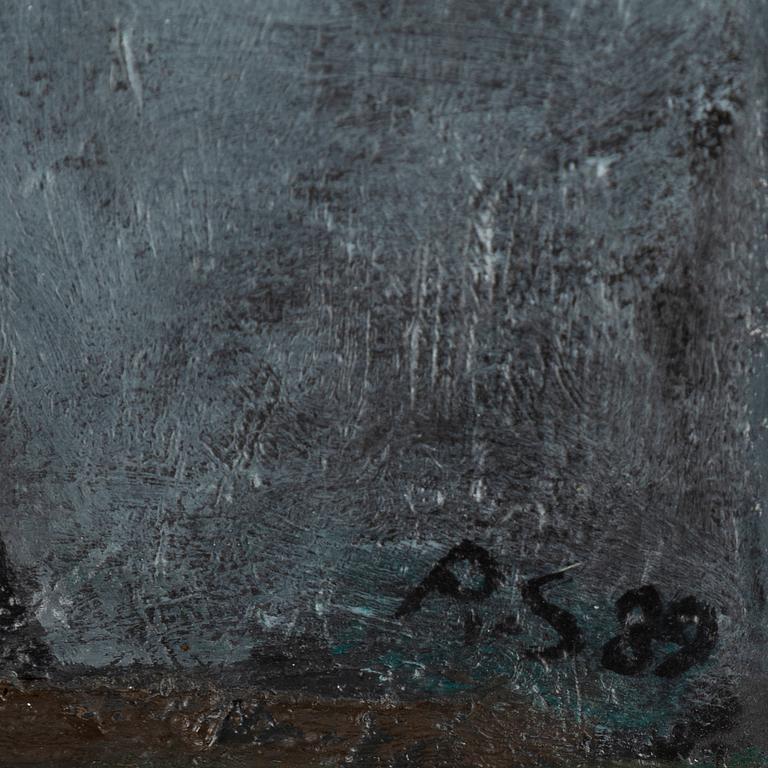 PHILIP VON SCHANTZ, oil on canvas, signed PvS and dated -89.