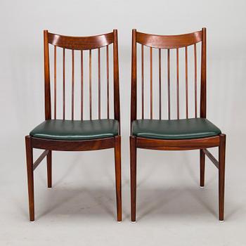 Arne Vodder, four 1960s chairs for Sibast Denmark.