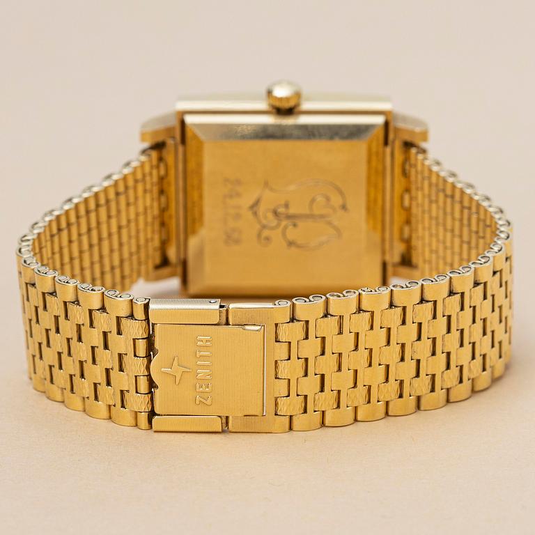 Zenith, de luxe, "Full Gold", "NSA Bracelet", ca 1968.