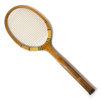 Tennis racket, provenance: King Gustaf V.