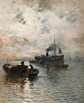 Wilhelm von Gegerfelt, Ships at dusk.