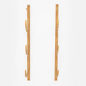 A pair of shelves for drawings, Swedish Modern, mid 20th Century.