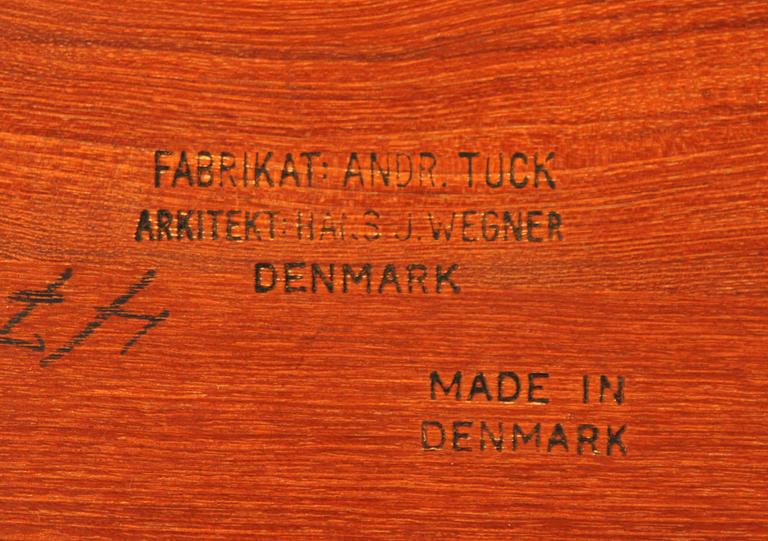 HANS J WEGNER, tevagn, Andreas Tuck, Odense, Danmark 1950-60-tal.