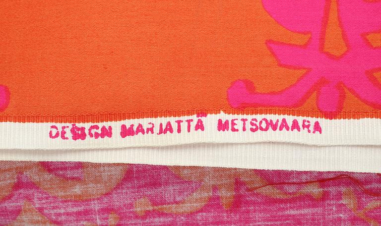 TEXTIL, Marjatta Metsovaara, Finland, 1960-/70-tal.