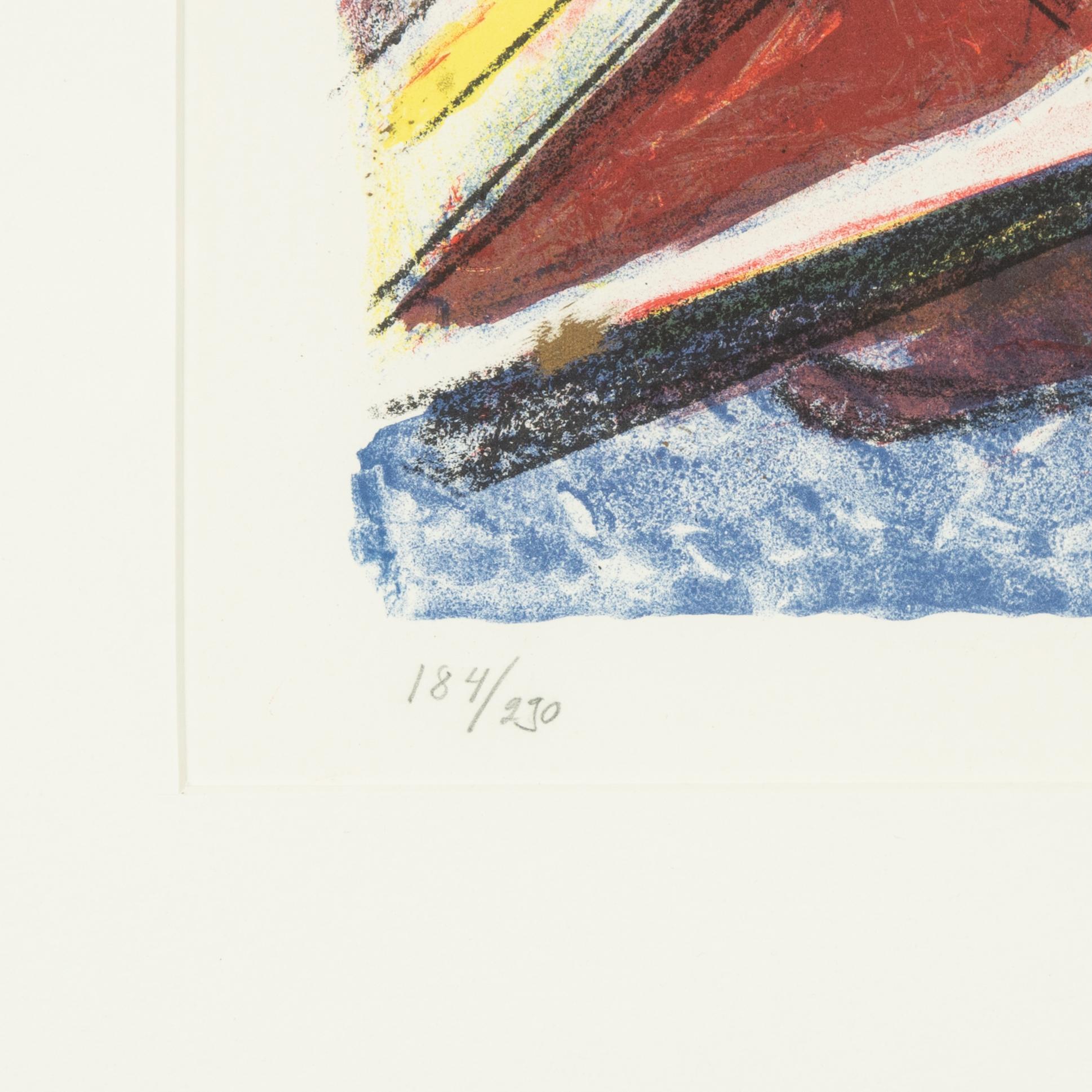 Roberto Torregiani, lithograph in colours, signed 184/290.