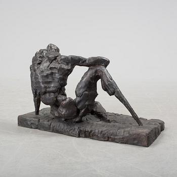TORE ENAR HÖGLUND, sculpture, bronze. Signed and with foundry mark. Height 36 cm, length 59 cm.