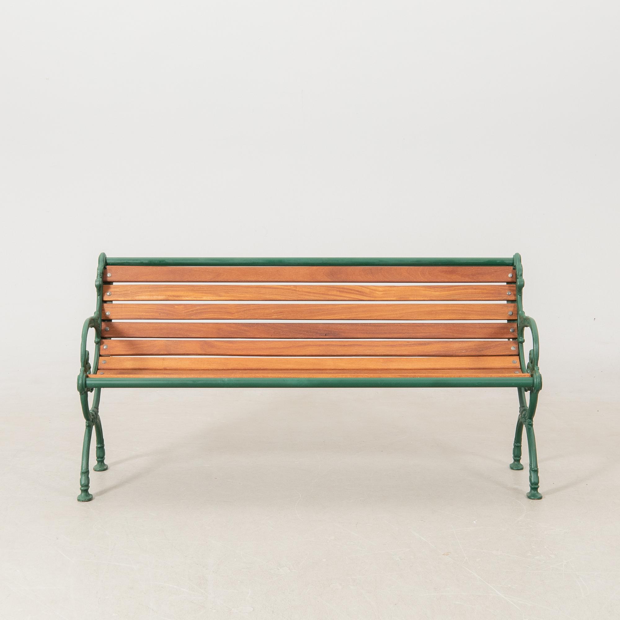 Trädgårdssoffa Klafreströms bruk 1900-talets andra hälft.