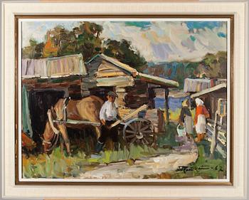 ORVO RAATIKAINEN, olja på duk, signerad och daterad -67.