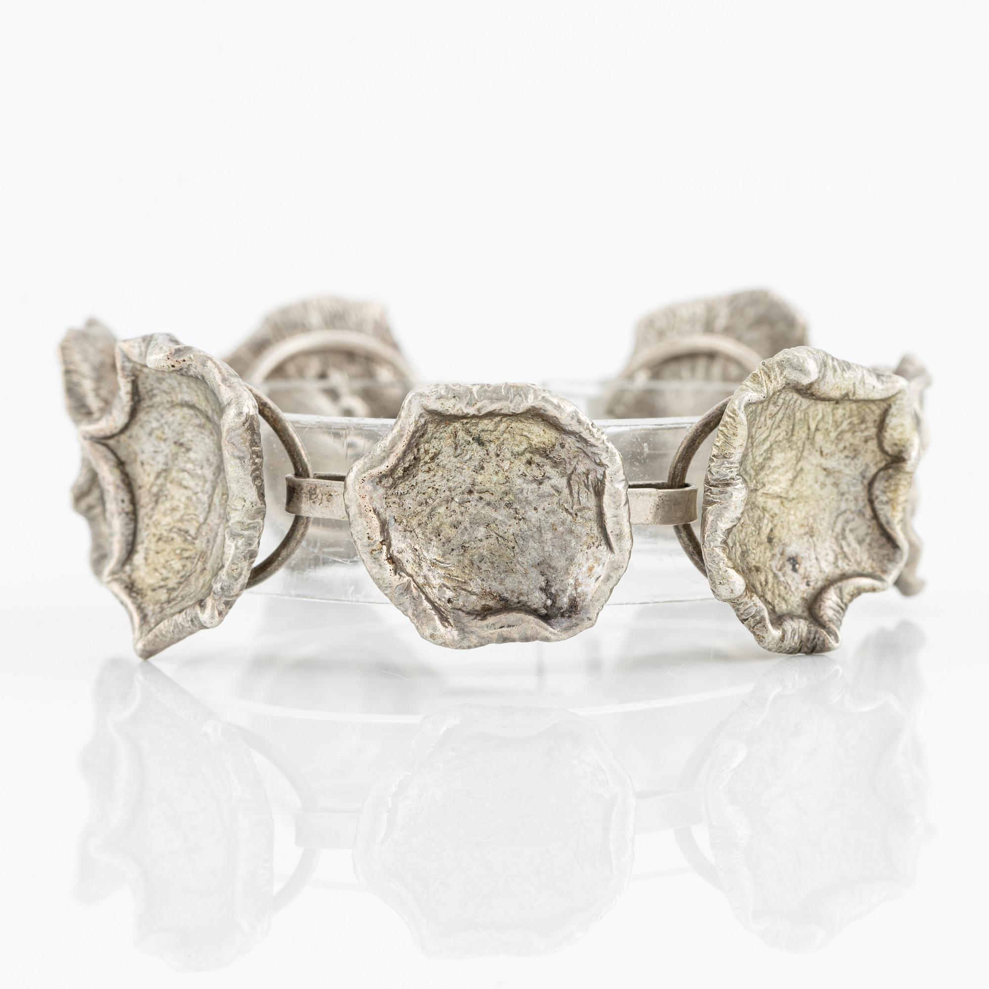 Claës E. Giertta, bracelet, silver.