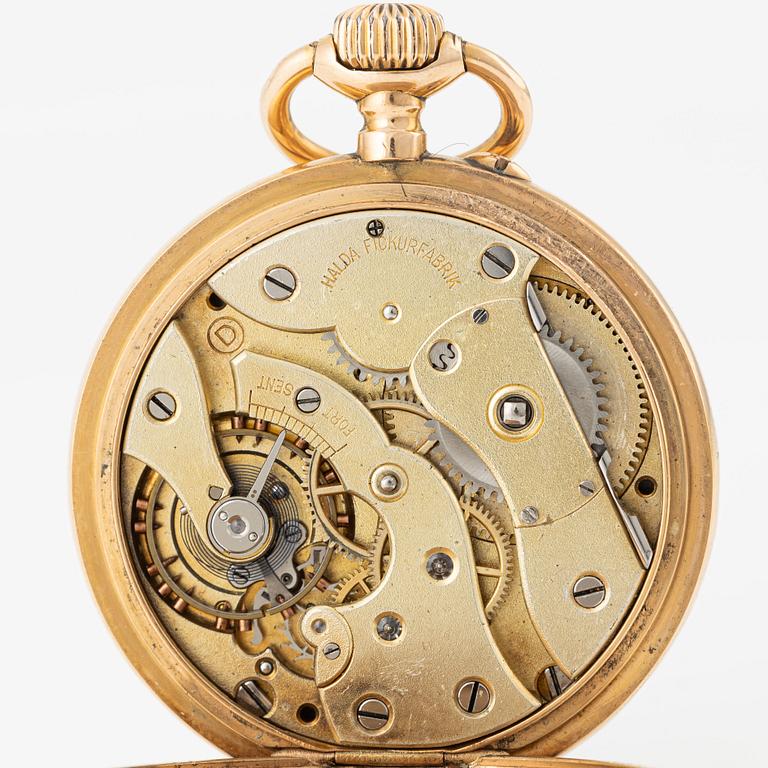 Halda, pocket watch, 40 mm.