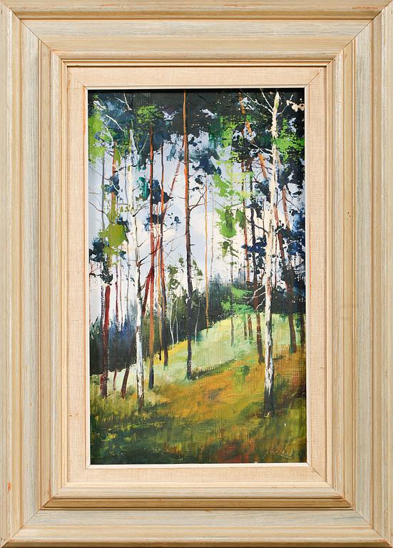 AXEL LIND, olja på duk, signerad.