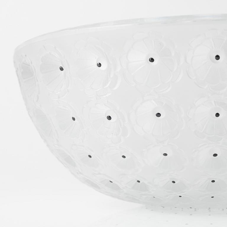 Lalique, skål, glas, "Nemours", Frankrike.