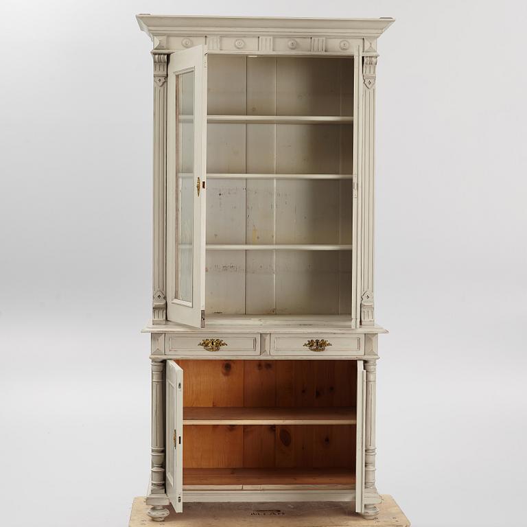 Display cabinet, late 19th century.