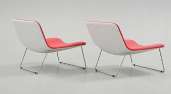 FÅTÖLJER, ett par, "Spring", Erwan Bouroullec, Cappellini, Italien. Formgivna år 2000.