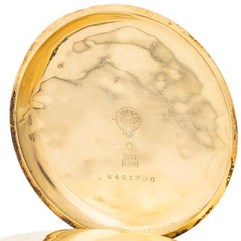 Omega, pocket watch, hunter case, 52 mm.