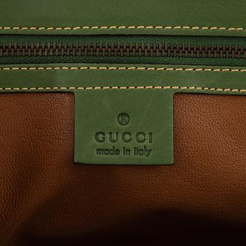 Gucci, a green leather handbag, 2004.