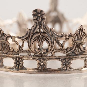 A silver bride's crown, Gewe, Malmö, Sweden, 1971.