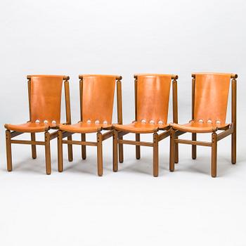 ILMARI TAPIOVAARA, four chairs for La Permanente Mobili Cantù, Italy.