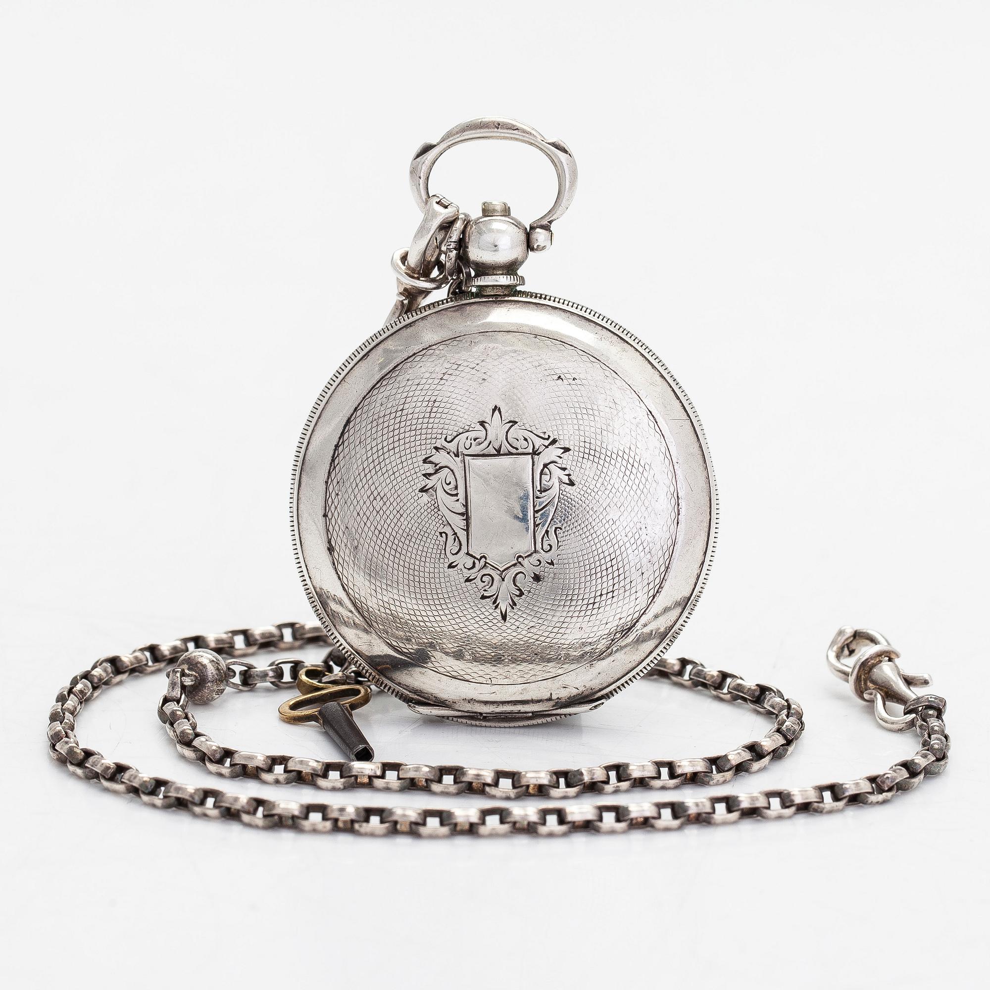 Longines, Nacib K. Djezvedjian & Son Constantinople, fickur, savonett, 52 mm.