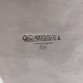 Tapio Wirkkala, a silver vase "TW 226", Kultakeskus, Hämeenlinna 1978.