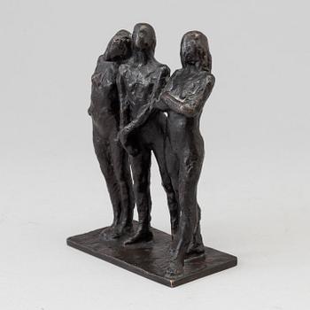 KELD MOSEHOLM-JÖRGENSEN, Sculpture, bronze, height 14 cm, length 11 cm. Signed and numbered.