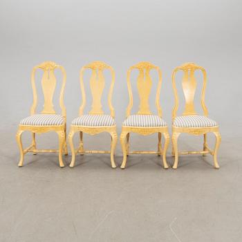 Chairs 4 pcs Rococo style mid-20th century.