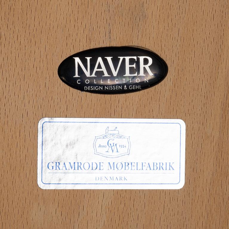 Nissen & Gehl, a five piece dining suite, Naver Collection, Gramrode Möbelfabrik, Denmark.