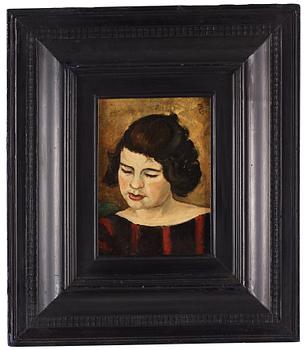 Hugo Gehlin, Portrait depicting Esther (the wife of the artist).