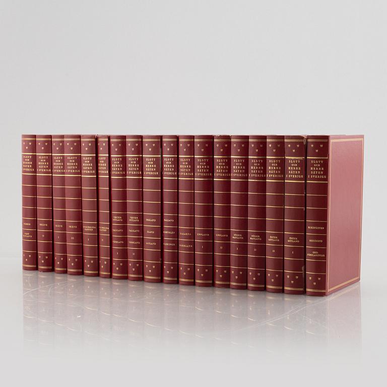 Books, 'Svenska slott och herresäten', 18 volumes, Allhems förlag, Malmö 1966-1971.