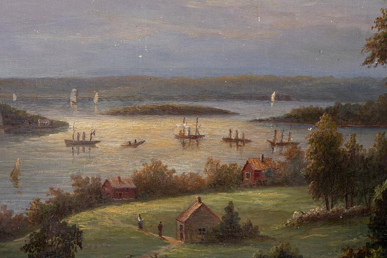 Ehrnfried Wahlqvist, View of Waxholm.