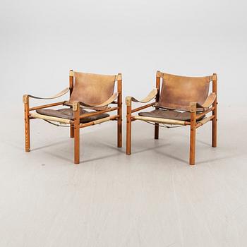 Arne Norell, a pair of Sirocco armchairs.